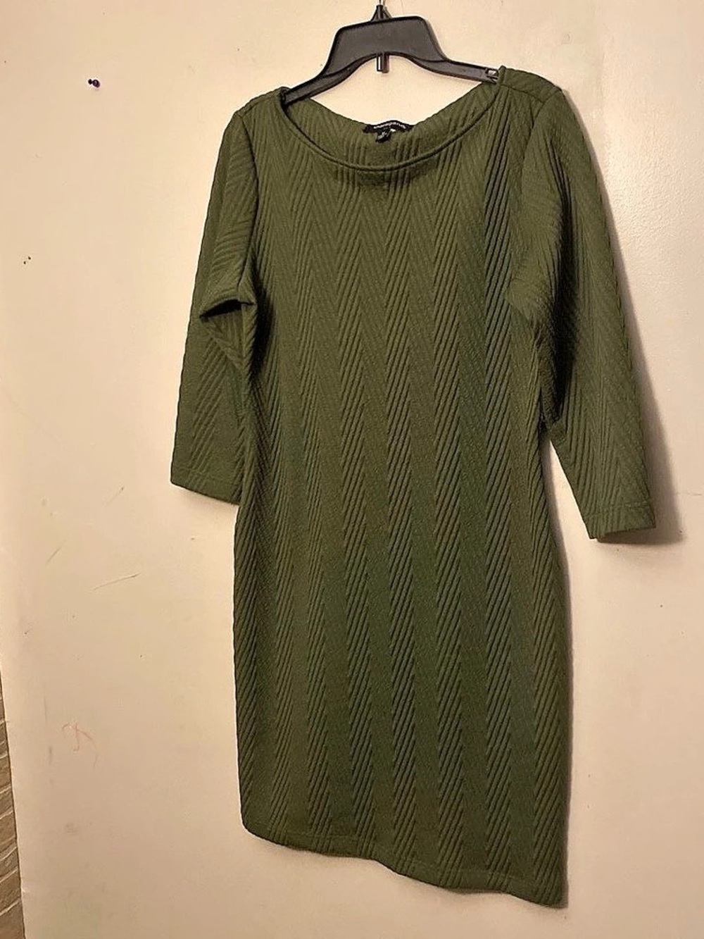 sharagano Mini Dress in Green Size 10 Like New